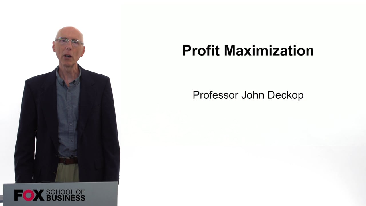 Login to view Profit Maximization