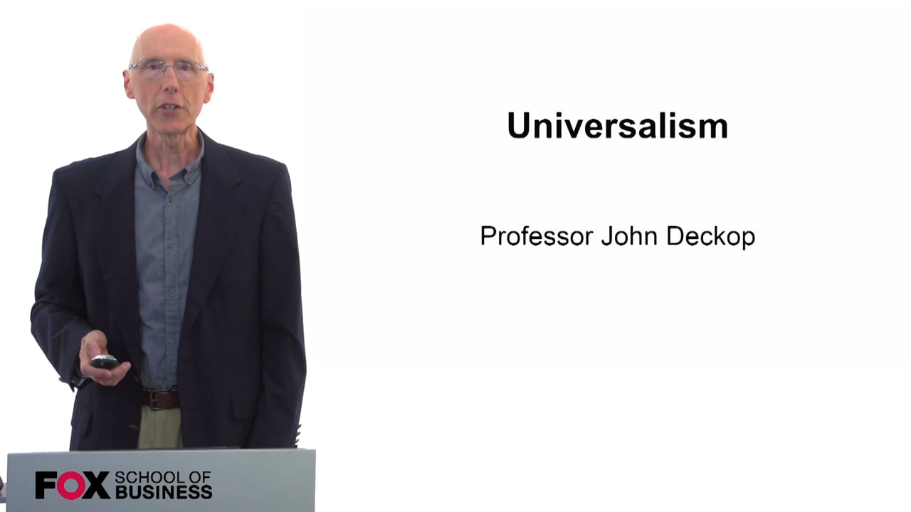 Login to view Universalism