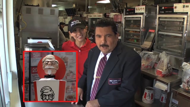 Helpful KFC Employee on Jimmy Kimmel Live!