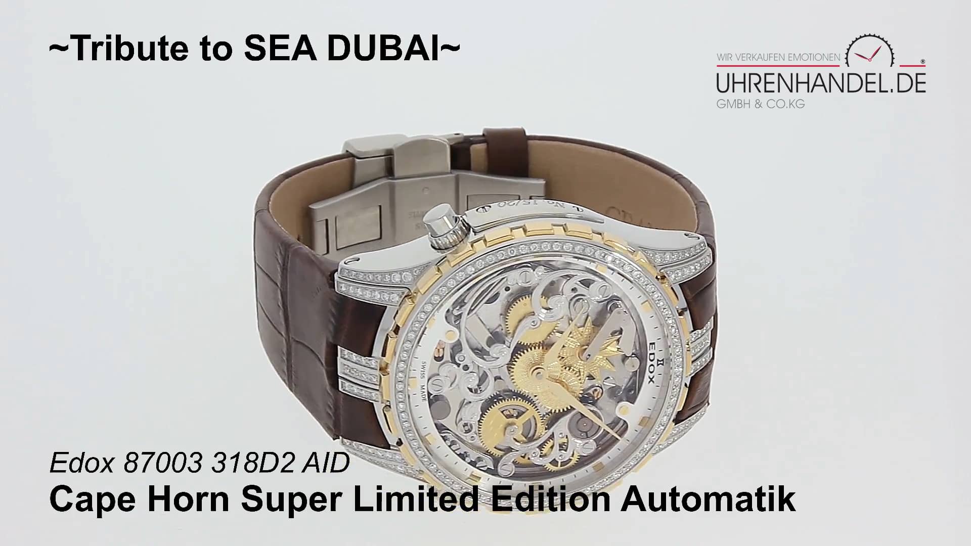 Edox Cape Horn Super Limited Edition Tribute to SEA DUBAI 87003 318D2