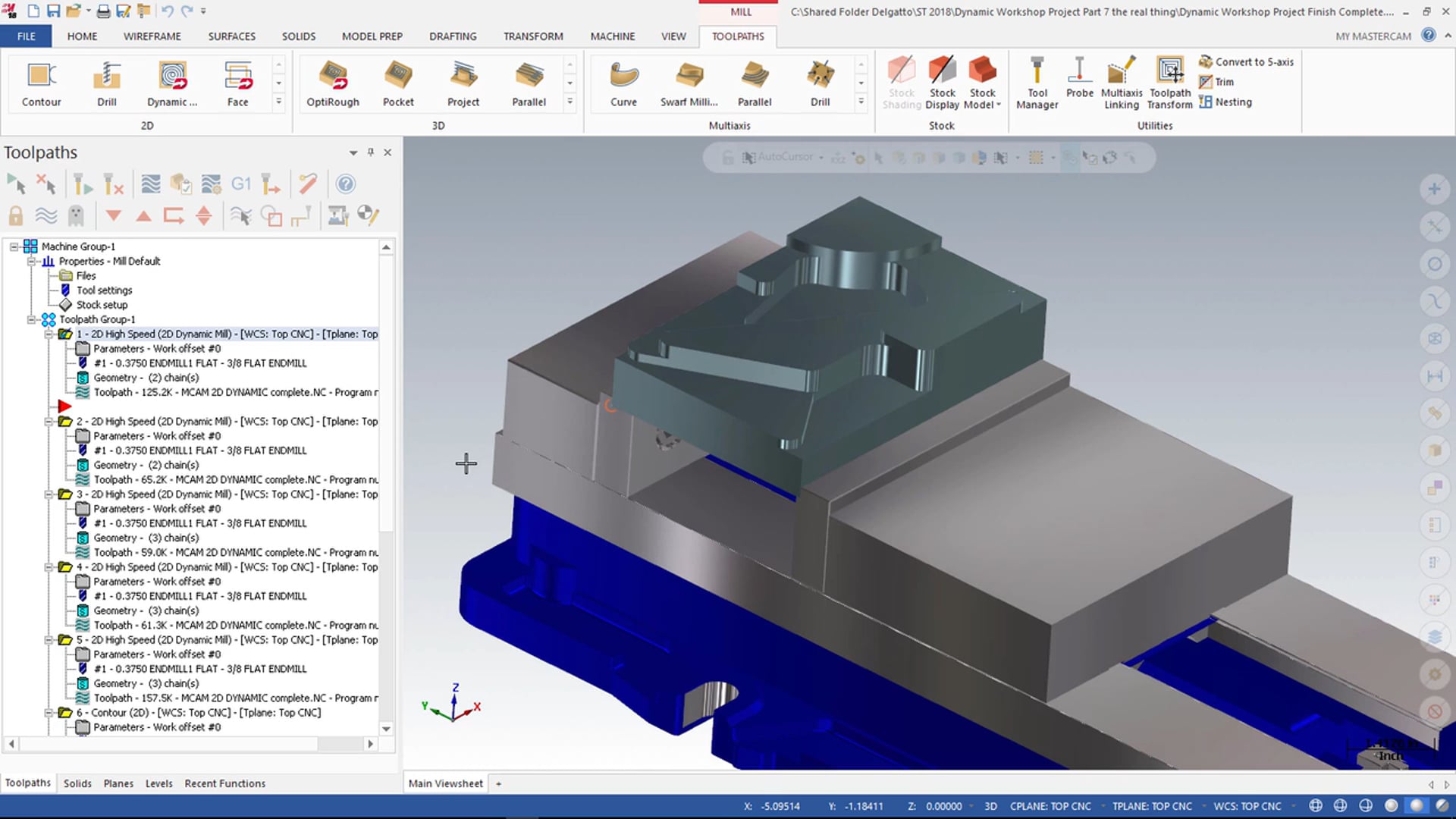 2D HST & Dynamic Toolpaths