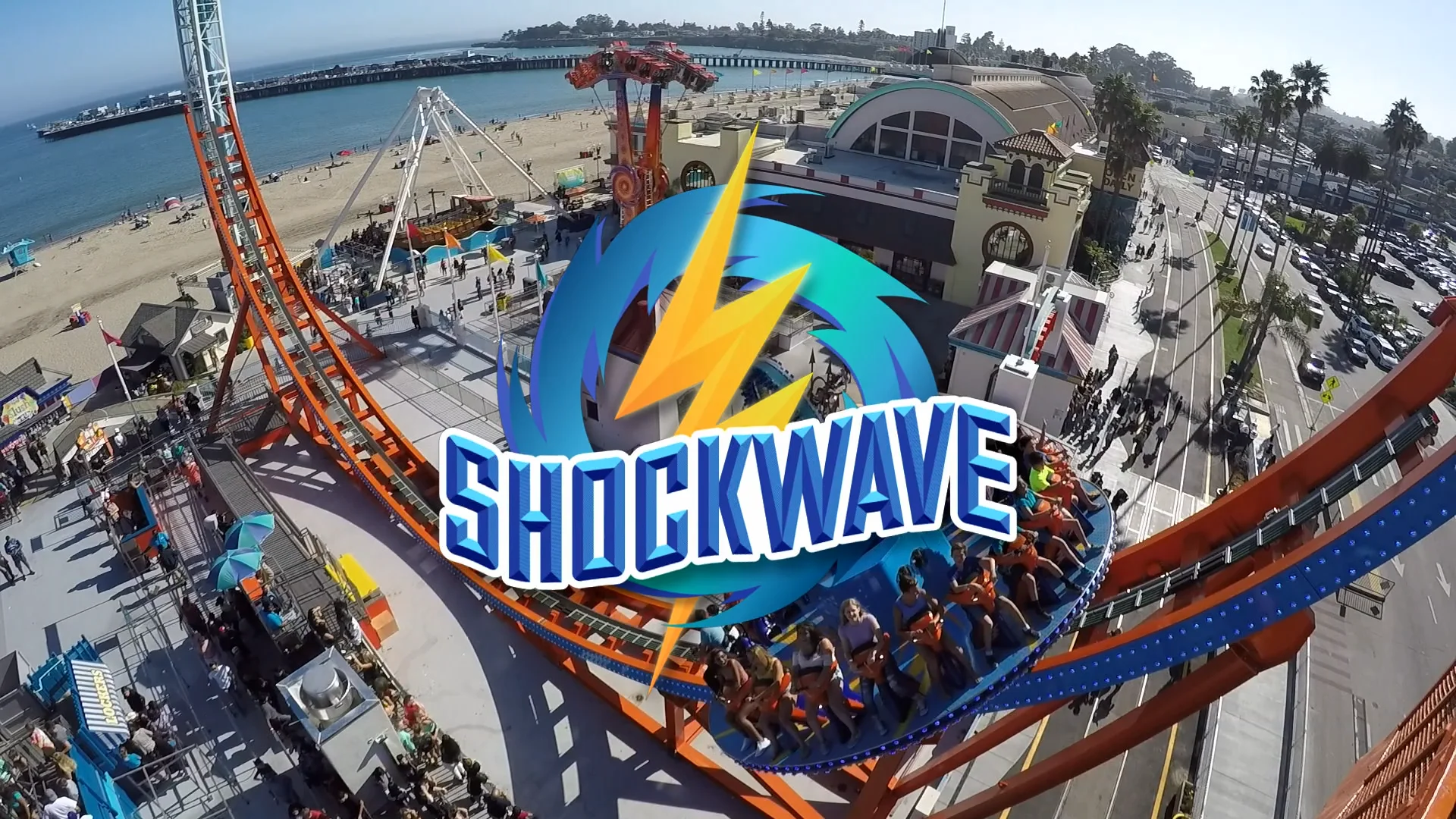 Shockwave NEW Ride for 2017 at Santa Cruz Beach Boardwalk Social Media Video