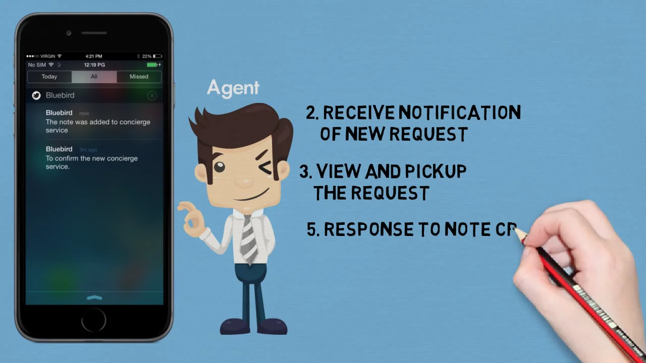 Sample Mobile Application Demo Video - Bluebird on Vimeo