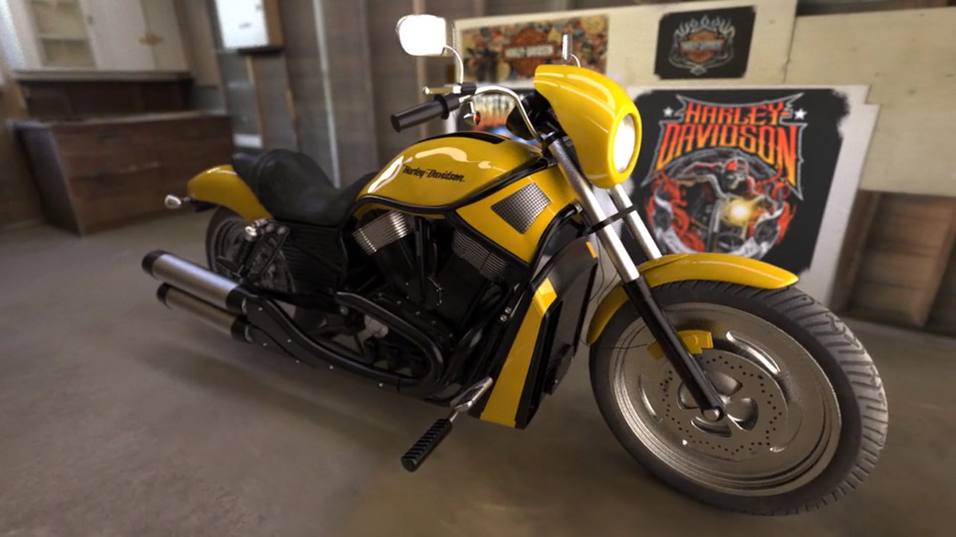 Harley Davidson's Night Rod Special 3D