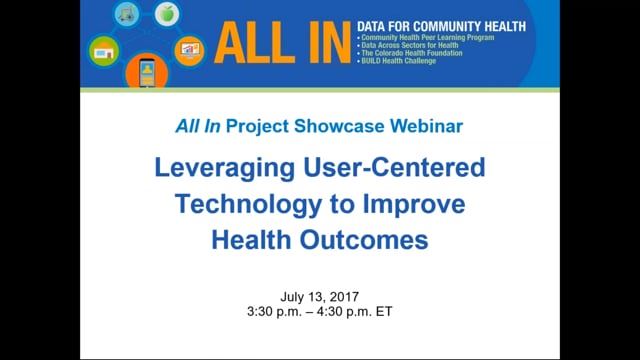 Leveraging User-Centered Technology to Improve Health Outcomes