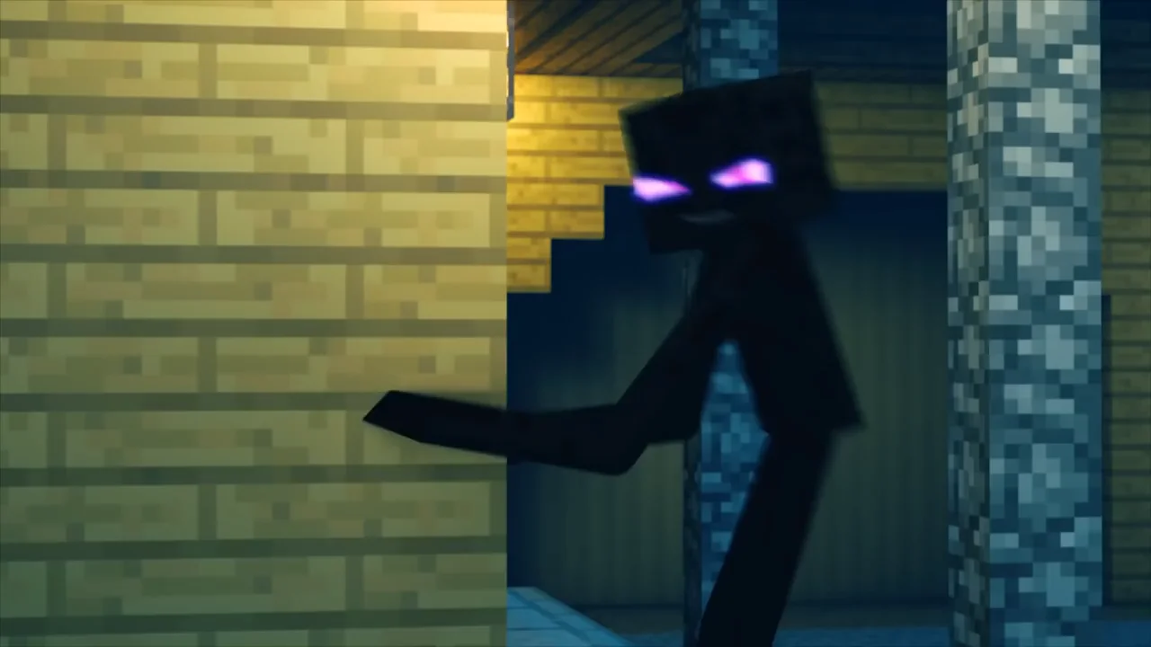 Creeper vs enderman  Minecraft real life, Minecraft art