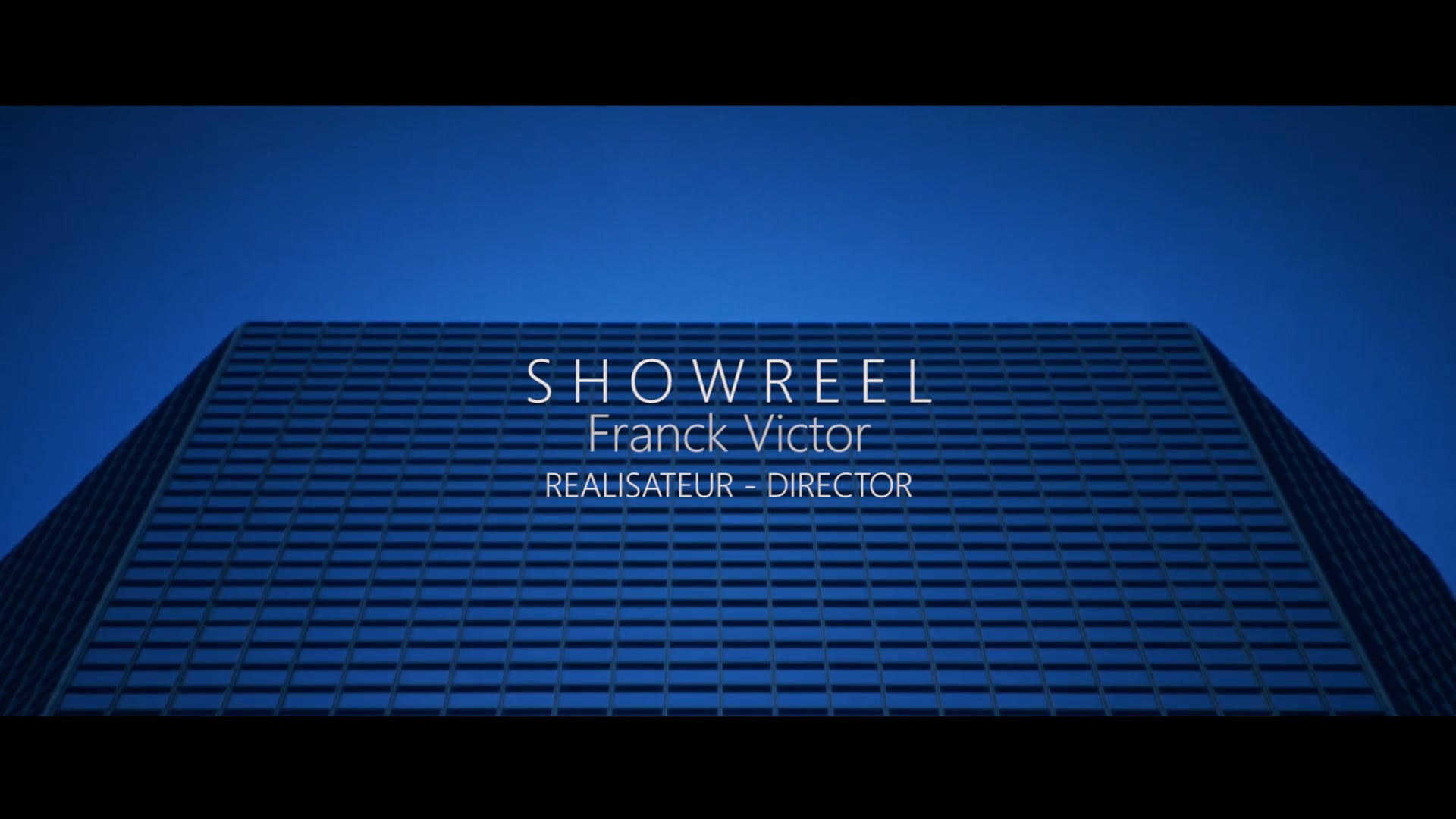 Showreel - Franck Victor