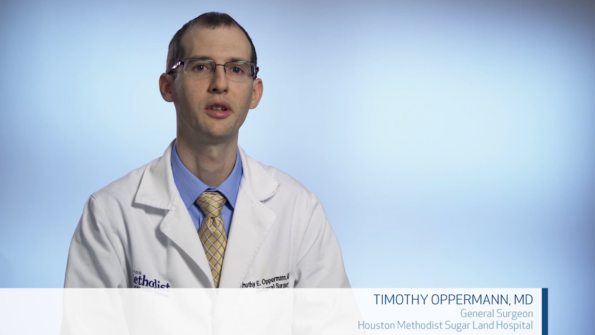 About me video of Dr. Timothy E. Oppermann