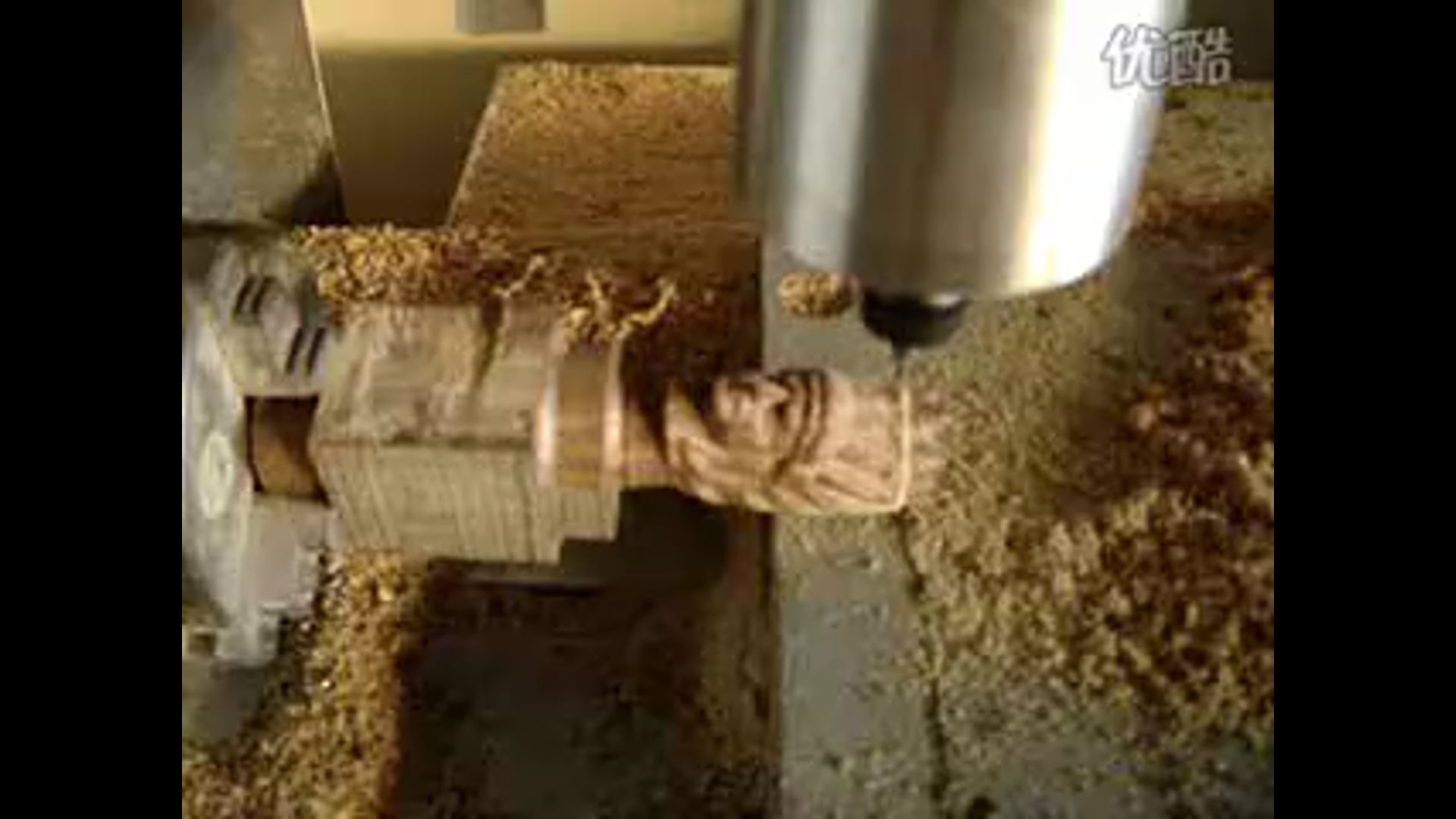 Wood CNC Router Working with Rotatable Axis