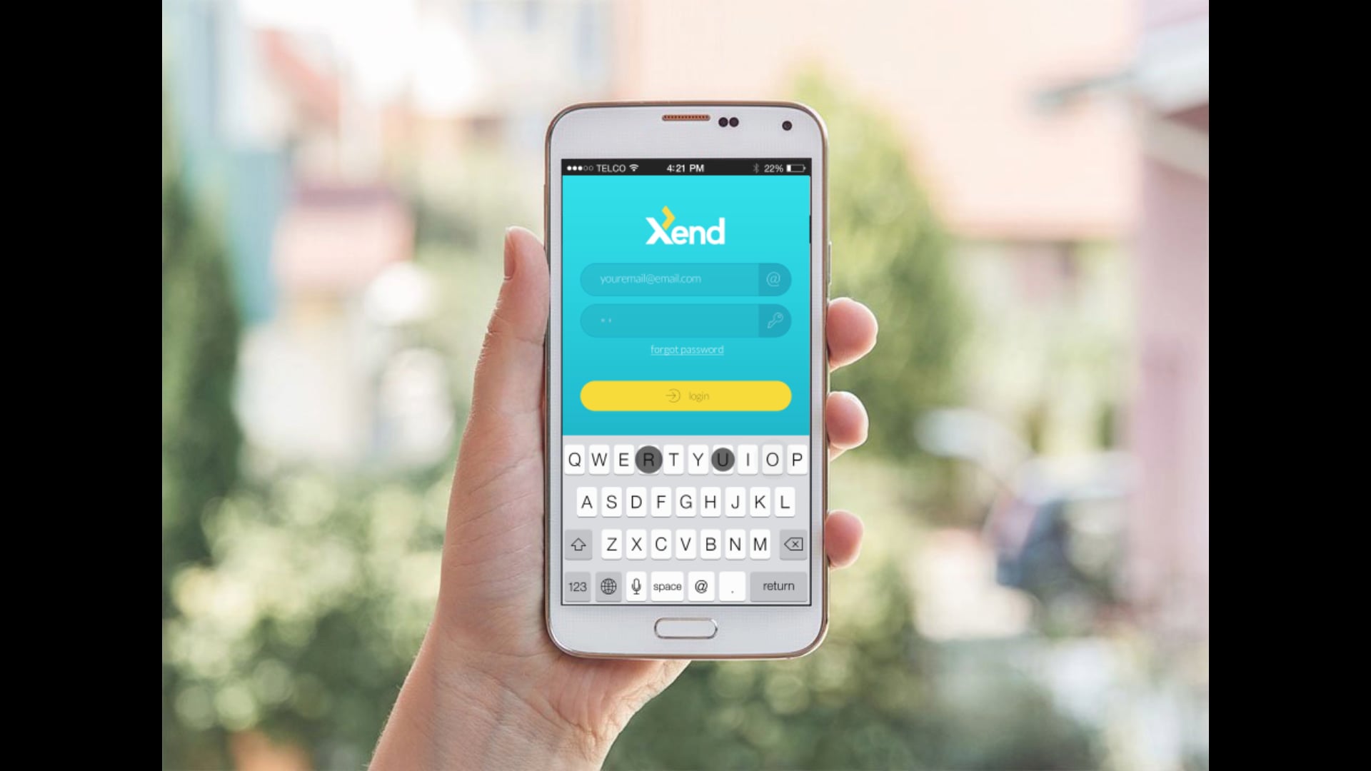 Xend Mobile App UI Transition Sample on Vimeo