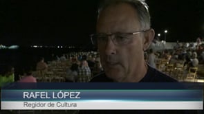 Primera sessió de cinema a la platja