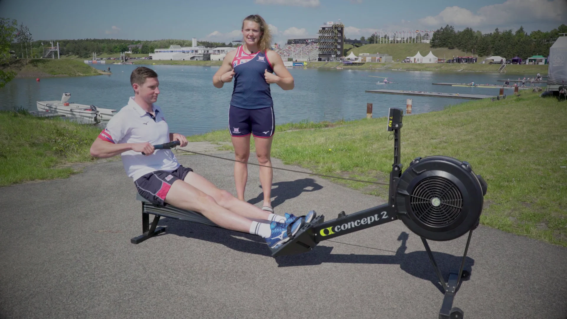 Indoor rowing outlet for seniors