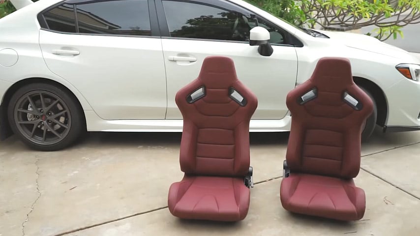 Braum Racing Seats Installation in Subaru WRX STI 2015