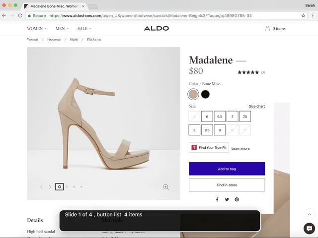 Website aldo deals