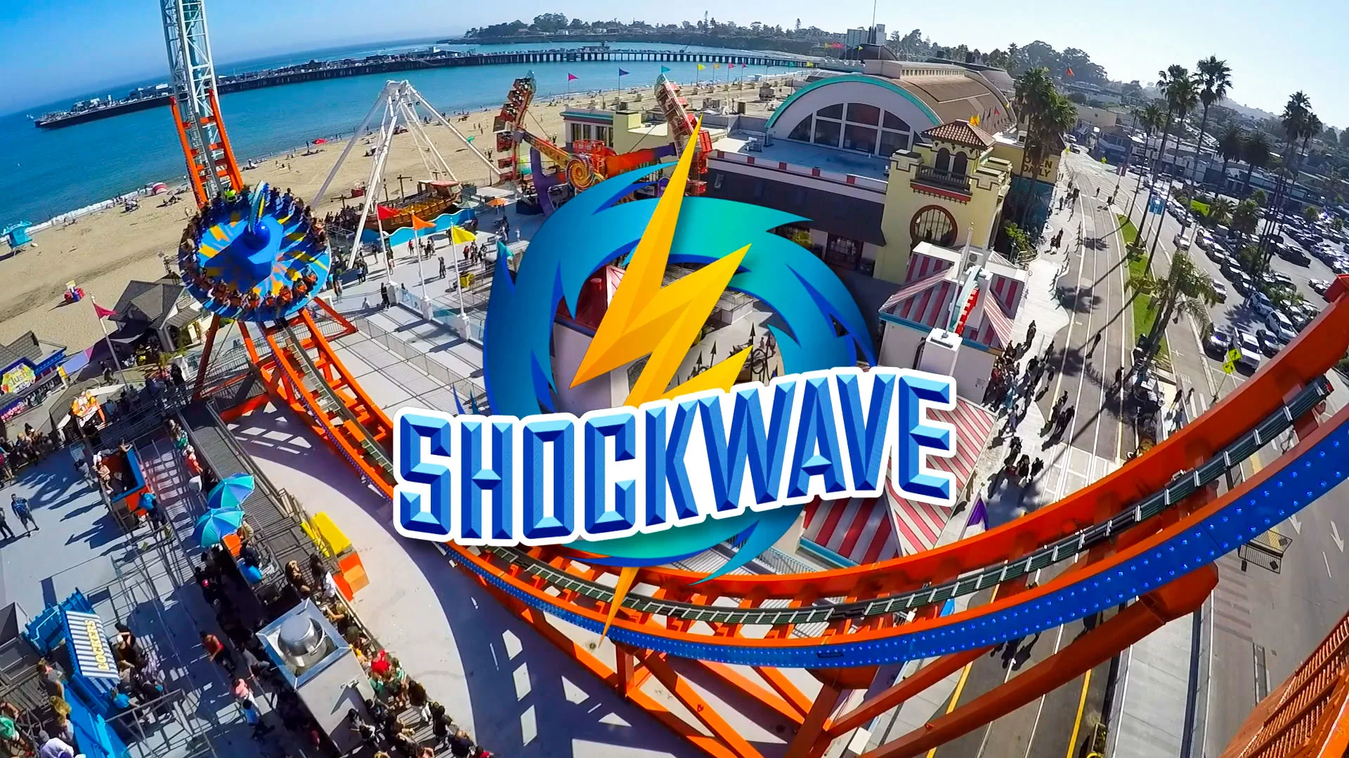 The NEW Shockwave Ride at the Santa Cruz Beach Boardwalk