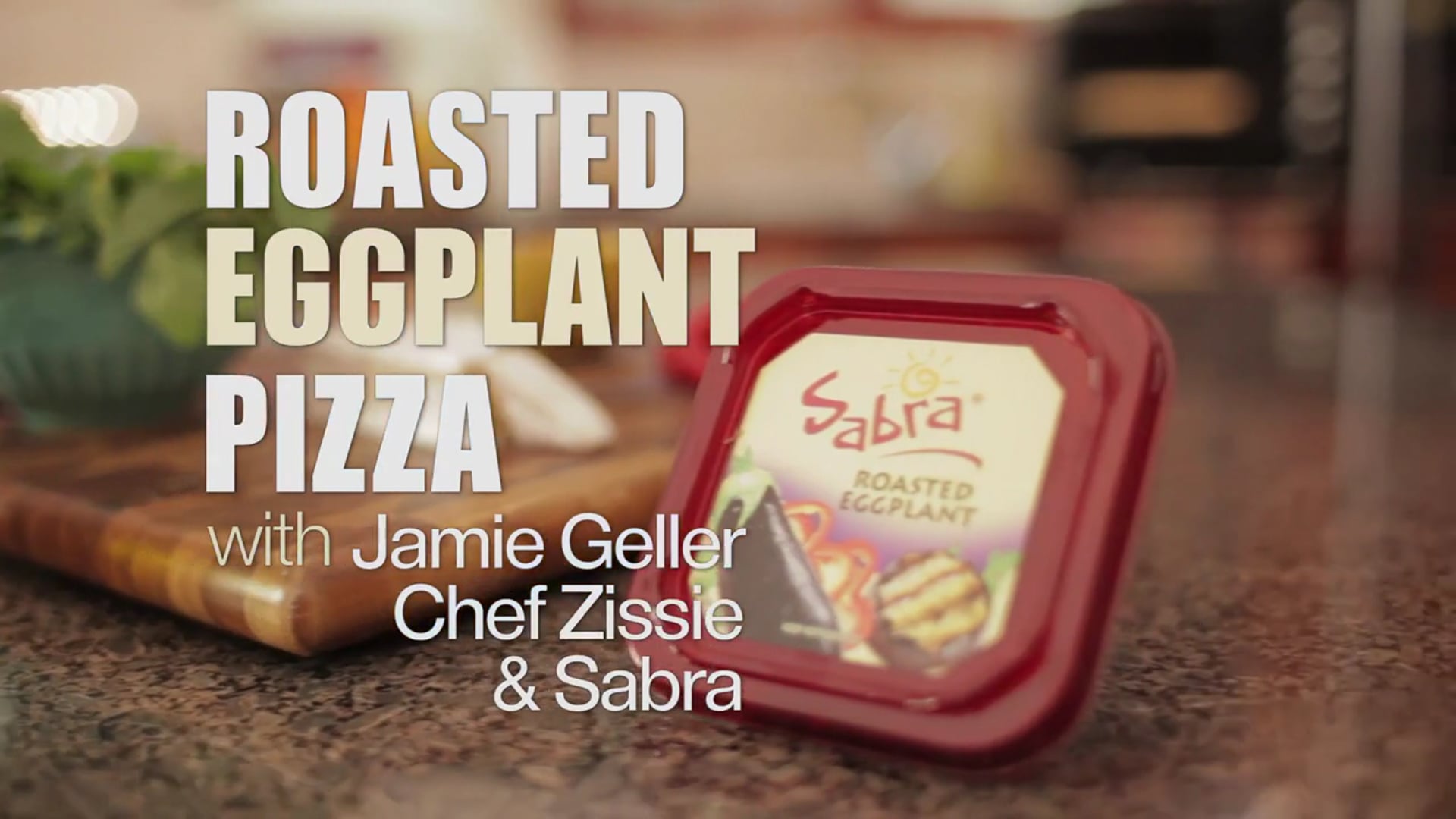 JAMIE GELLER & JOY OF KOSHER - "Sabra Pizza" with Jamie, Chef Zisi and Sabra Products