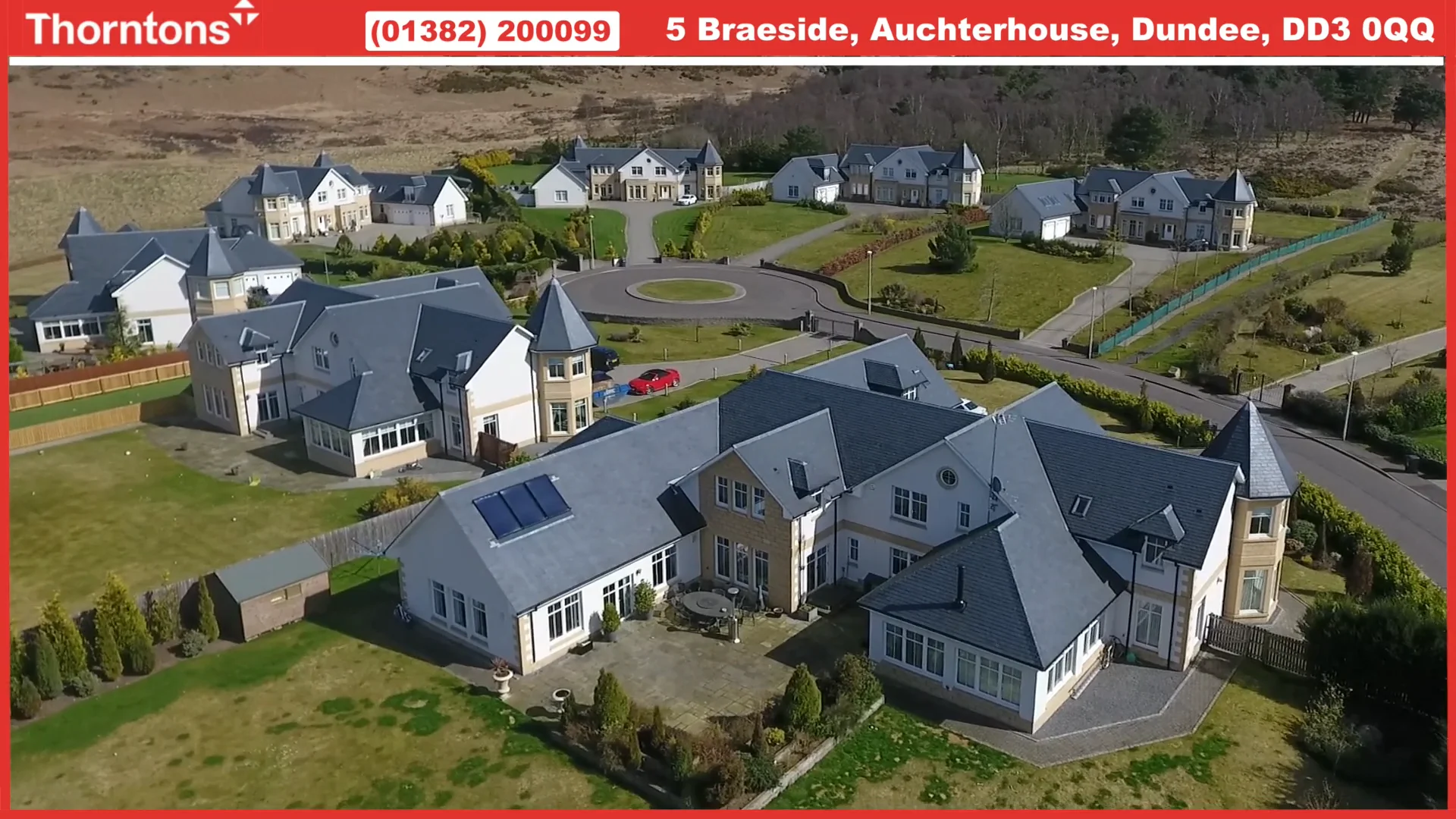 Thorntons Estate Agent 5 Braeside, Auchterhouse, Dundee, DD3 0QQ on Vimeo