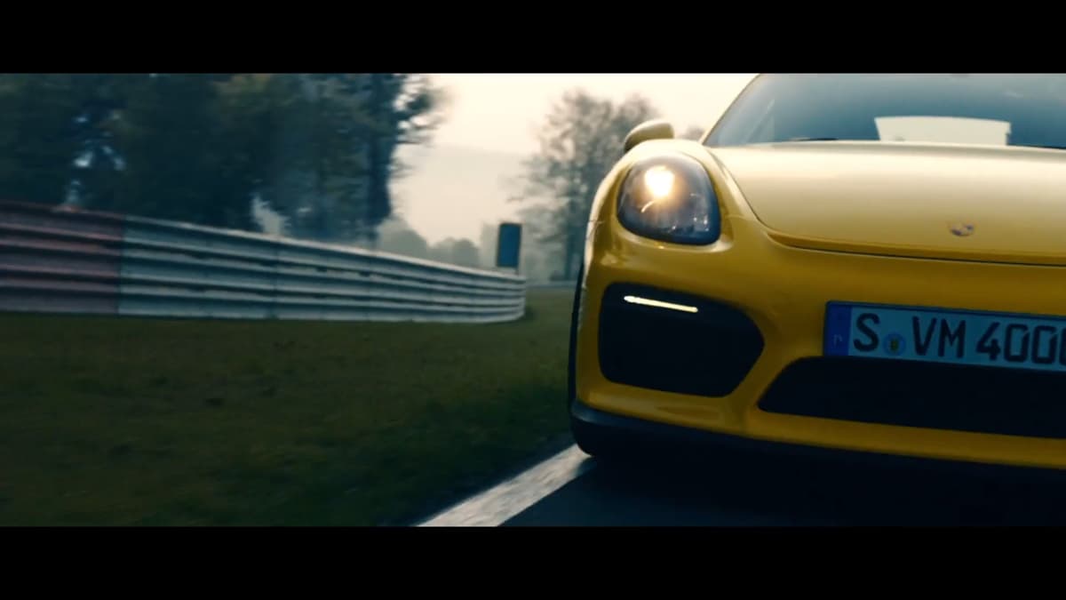 PORSCHE CAYMAN GT4 / REBELS RACE ON — film still