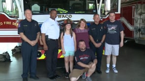 Family from Germany Visits Fire Department
