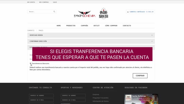 Cómo comprar Santa Bohemia