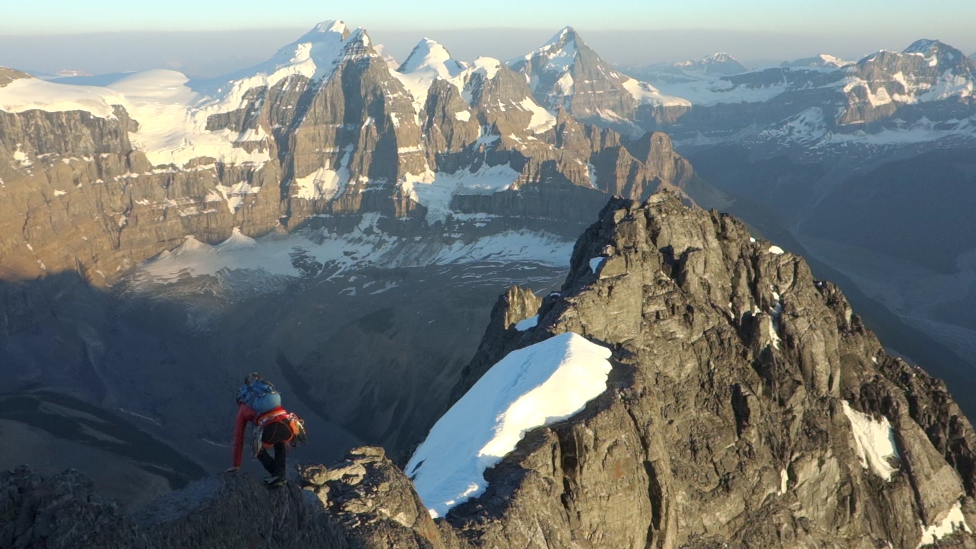 Descending Mt Alberta on Vimeo