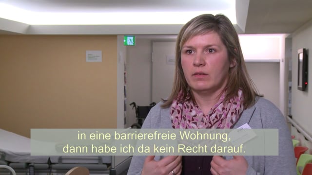 ”Weg mit den Barrieren!” – Barrierefreiheit in Wohnungen und im Wohnumfeld (UT)