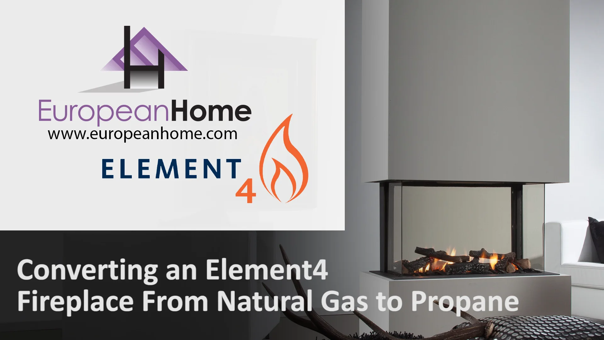 Converting Your Element4 Fireplace From Natural Gas to Propane on Vimeo