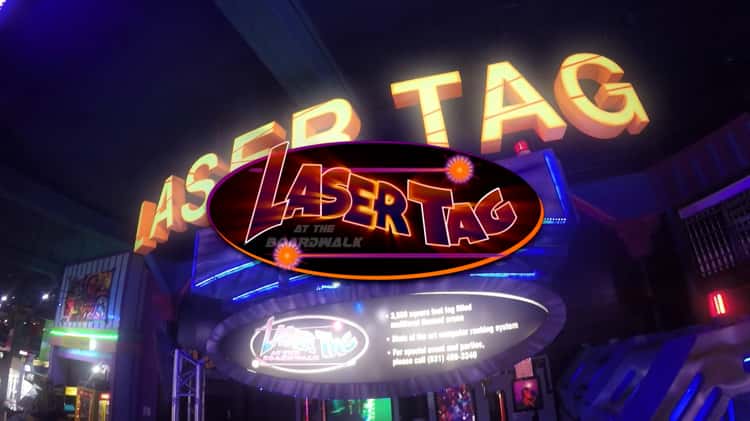 Laser Tag Santa Cruz Beach Boardwalk Social Media Video