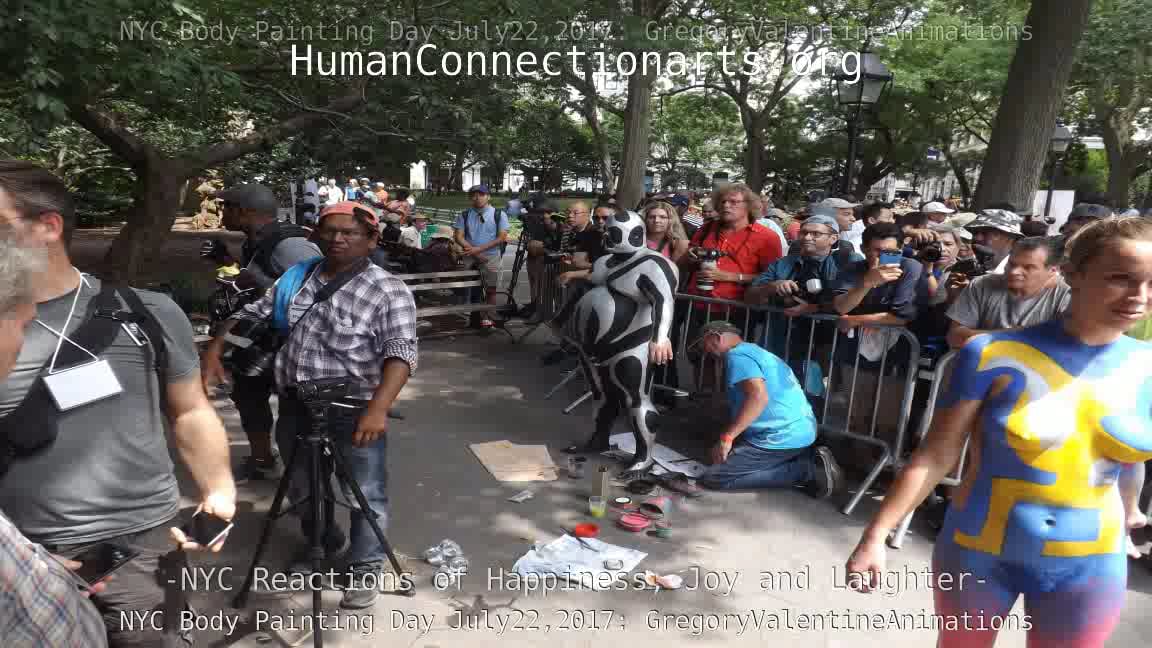 New York City Body Painting Day July 22nd 2017 Nycbpd Time lapsed