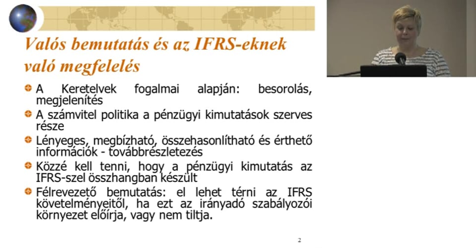 A pénzügyi kimutatások elkészítésének általános szabályai