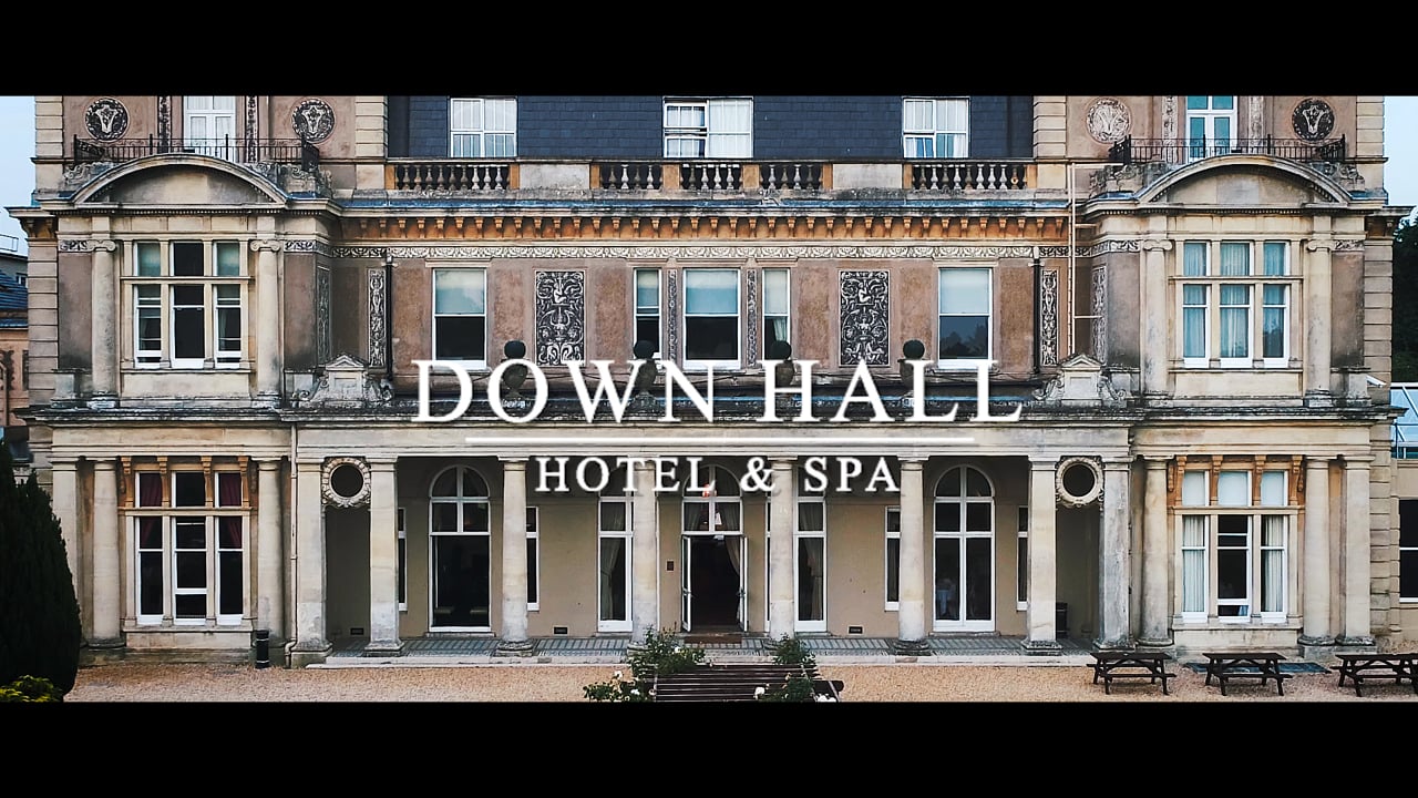 Aerial Drone Videography Down Hall Hotel and Spa Essex.