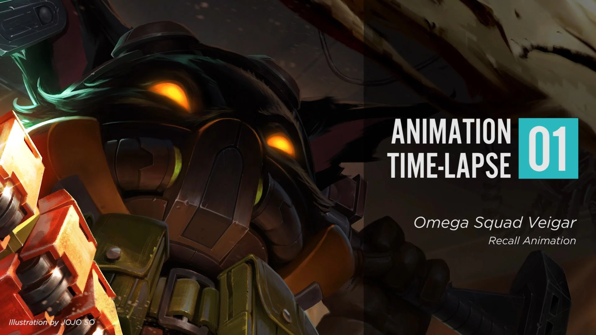 ANIMATION TIME LAPSE 01 Omega Squad Veigar League of Legends