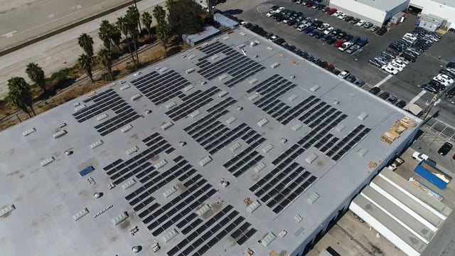 502 Canadian Solar 340W Mono Panels and 5 Solaredge 33kW 480V Inverters.This industrial building in Buena Park is enjoying annual savings of $49,800! Before the installation of solar panels they would be paying $5,500/month, but now they are merely paying