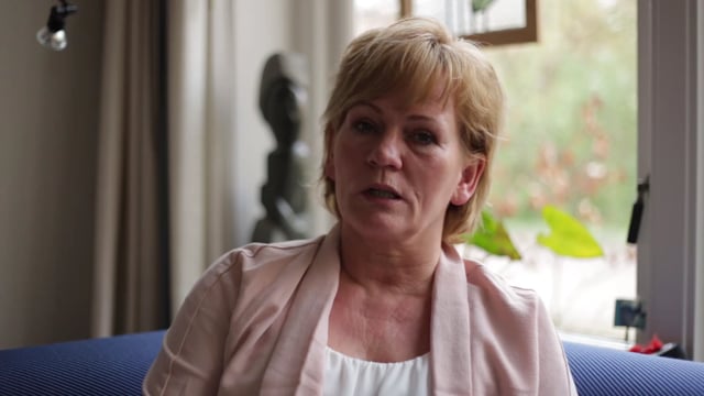 Delia volgde een groepstraining