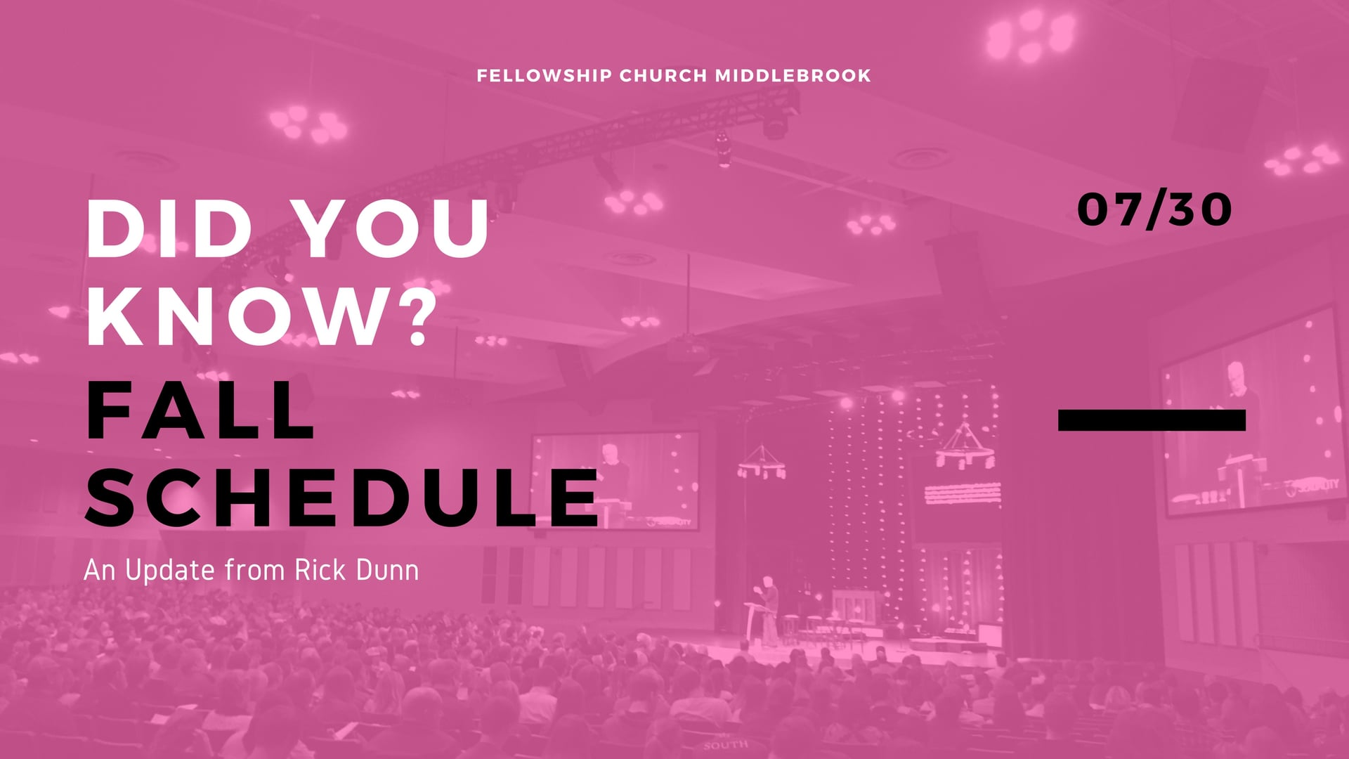 Did You Know? Fall Schedule Update 2017 on Vimeo