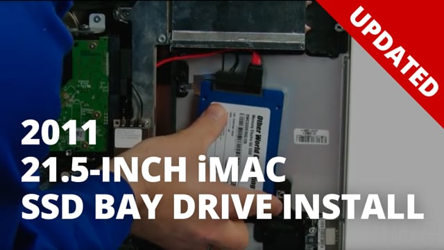 lukke Måned Eller enten How to Install a 2.5-inch SSD in the SSD Drive Bay of a 21.5-inch iMac Mid  2011 on Vimeo