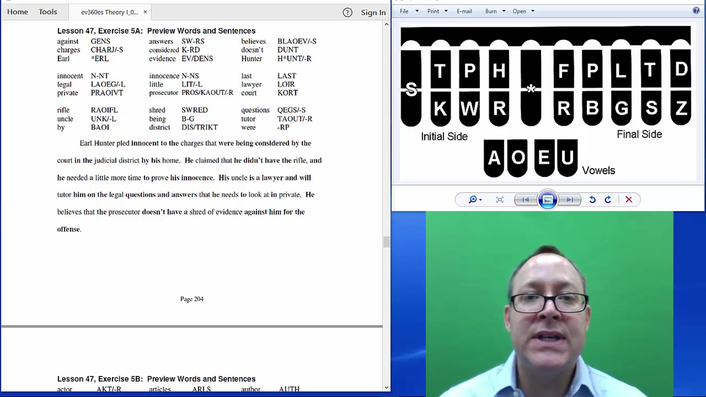 Lesson-47-007_Exercise-5A_Preview-Words-Sentences | Videos & Movies on ...