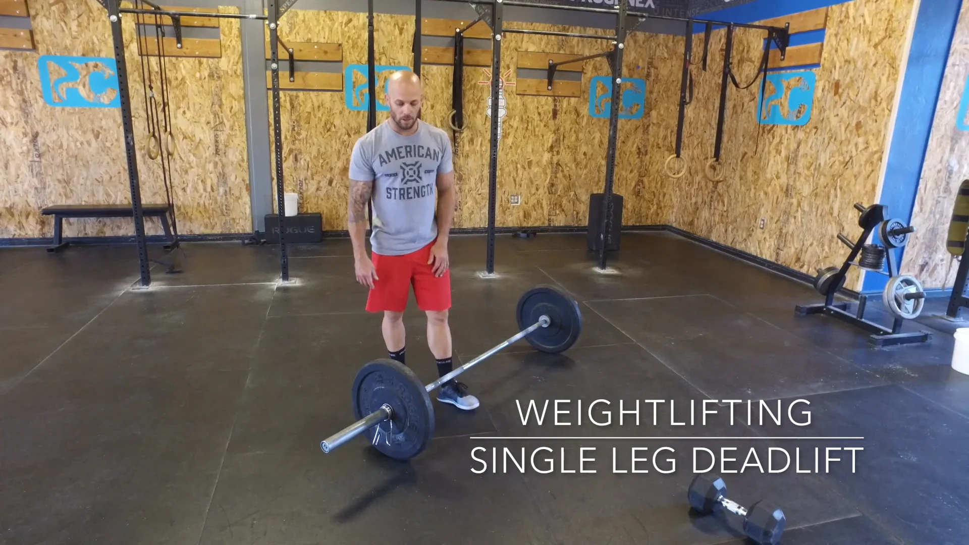 Single leg best sale deadlift crossfit