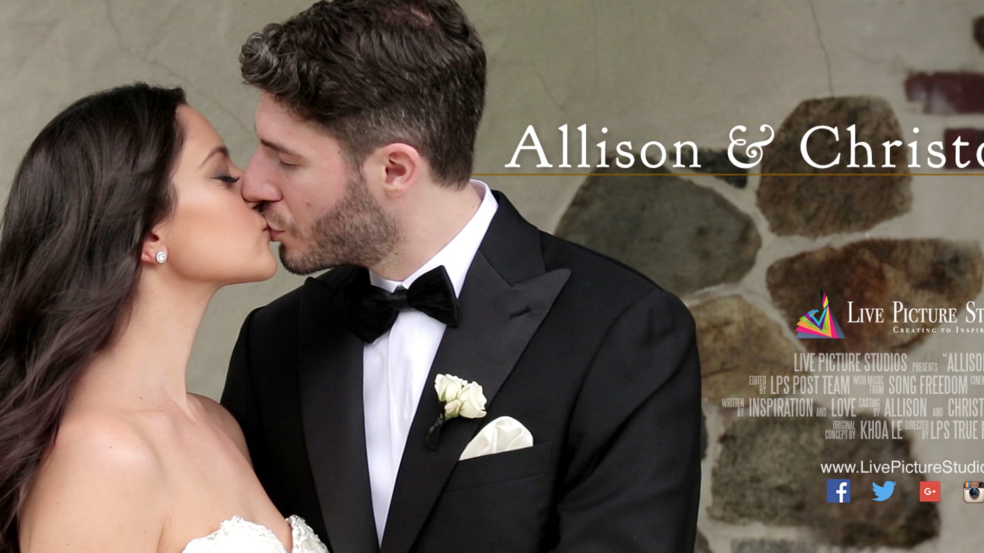 Ally and Chris Wedding Highlight at the Pleasantdale Chateau