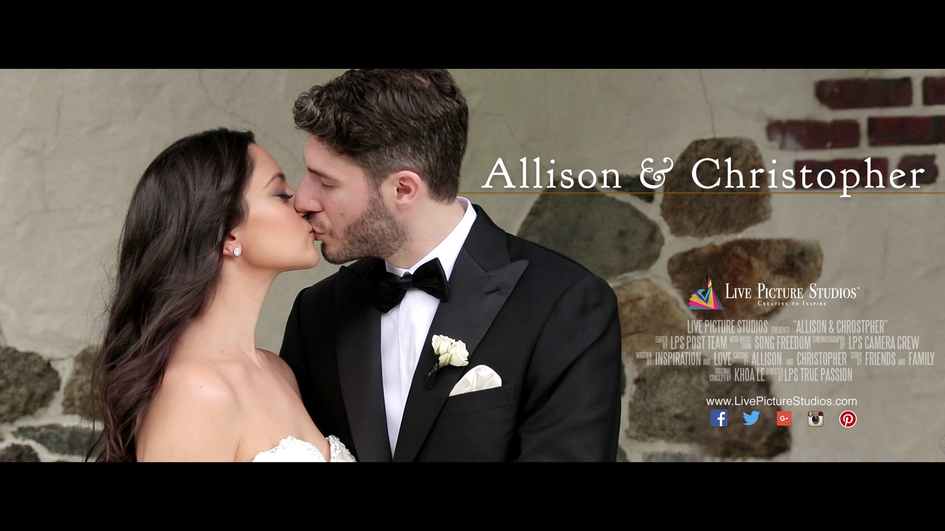 Ally and Chris Wedding Highlight at the Pleasantdale Chateau