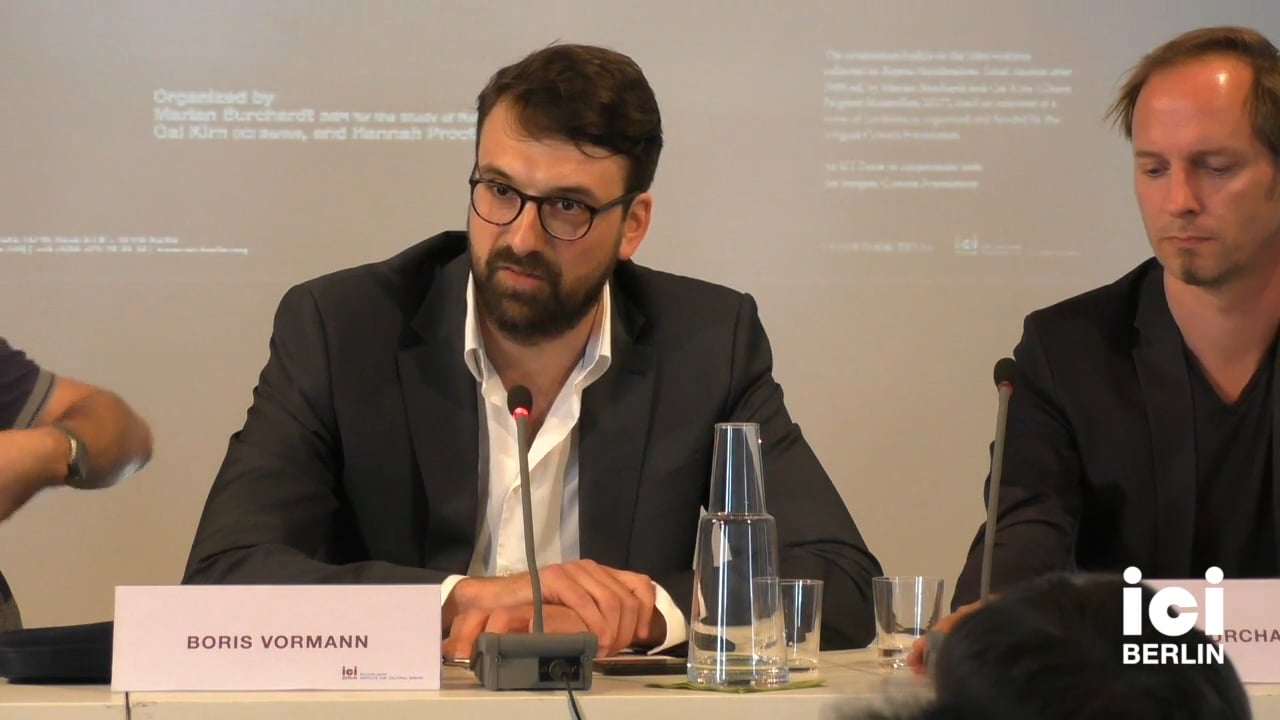 Discussion with Boris Vormann