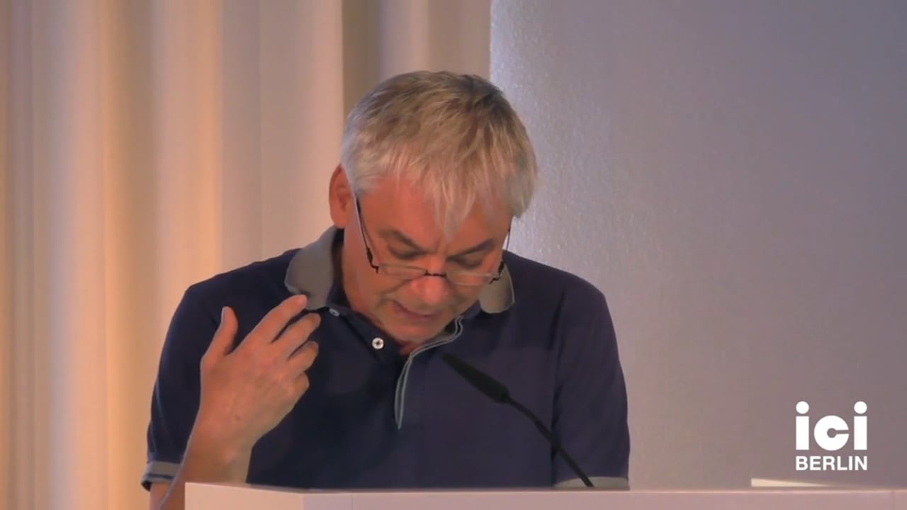 Talk by Boris Buden