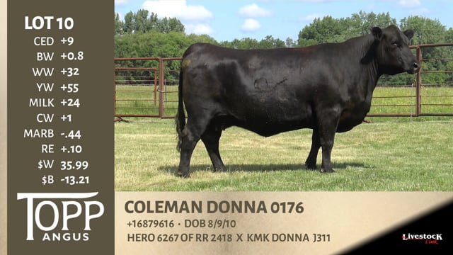 Lot #10 - COLEMAN DONNA 0176