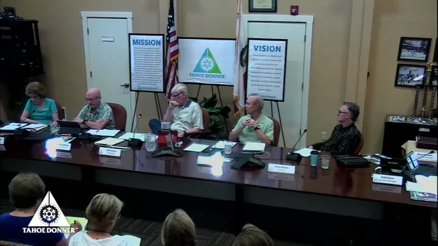 Board of Directors Meeting Video: July 29, 2017 | Tahoe Donner