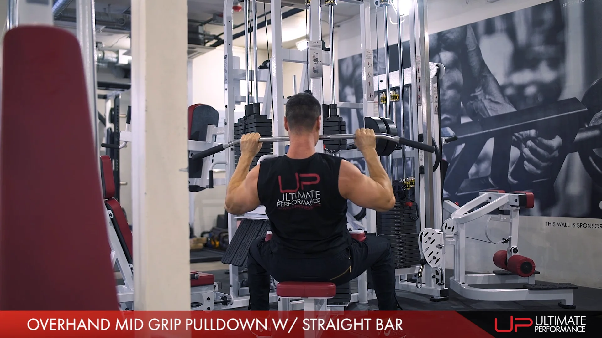 straight bar pulldown