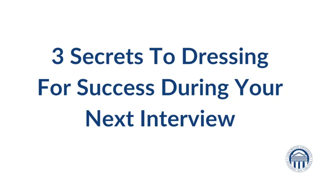 Dress for success clearance ppt