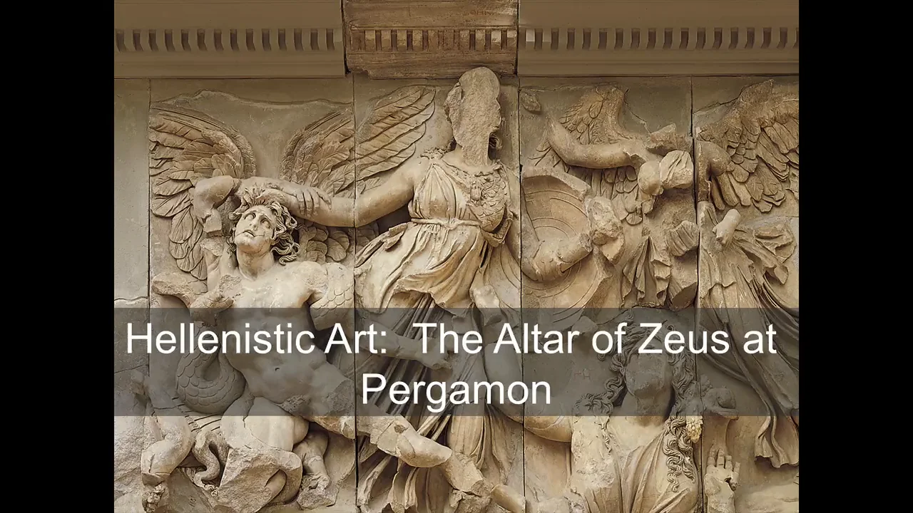 great altar of zeus and athena at pergamon