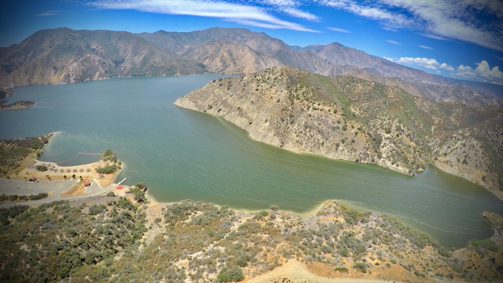 Pyramid Lake at Vista Del Lago Drone Flight