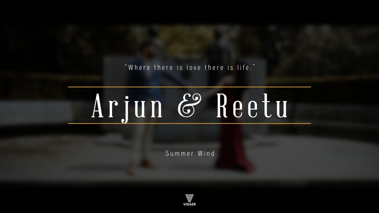 | Arjun & Reetu | Summer Wind | Pre-shoot Music Video | Shot & Edited by: Vidaer Studios |