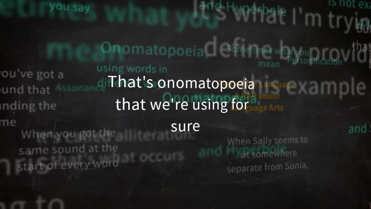 Figurative Language Rap Song on Vimeo